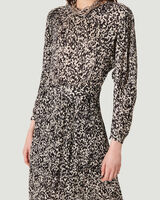 ROMERI PRINTED SILK MIDI DRESS  image number null